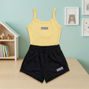Conjunto de Verano de Alta Calidad para Mujer, Camiseta sin Mangas Ligera y Pantalones Cortos, Camiseta de Moda con Pantalones Cortos de Cintura Elástica - Product Image 1