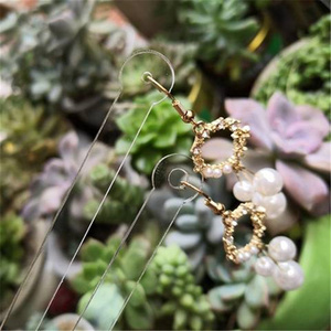 Juwelier geschäft Transparenter Acryl ohrring Anprobieren von Sticks Ohr stecker Creolen Acryl Ohrring <span class=keywords><strong>Tester</strong></span> halter Ohr stecker Display Streifen - Product Image 2