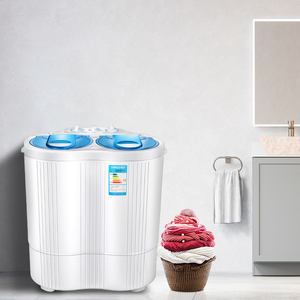 Usine en gros 4.5kg <span class=keywords><strong>KG</strong></span> Double baril Double baril grande <span class=keywords><strong>capacité</strong></span> semi-automatique <span class=keywords><strong>petite</strong></span> machine à laver - Product Image 3