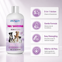 Champú para Perros Zourunan 50 en 1, 15.9 Oz 473ml, Limpieza Suave y Efectiva, Cuidado en Casa, Marca Privada, Venta al Por Mayor