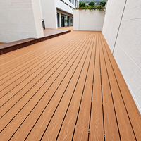 Planches de terrasse en composite bois-plastique (WPC) imperméables pour extérieur, fabrication en usine