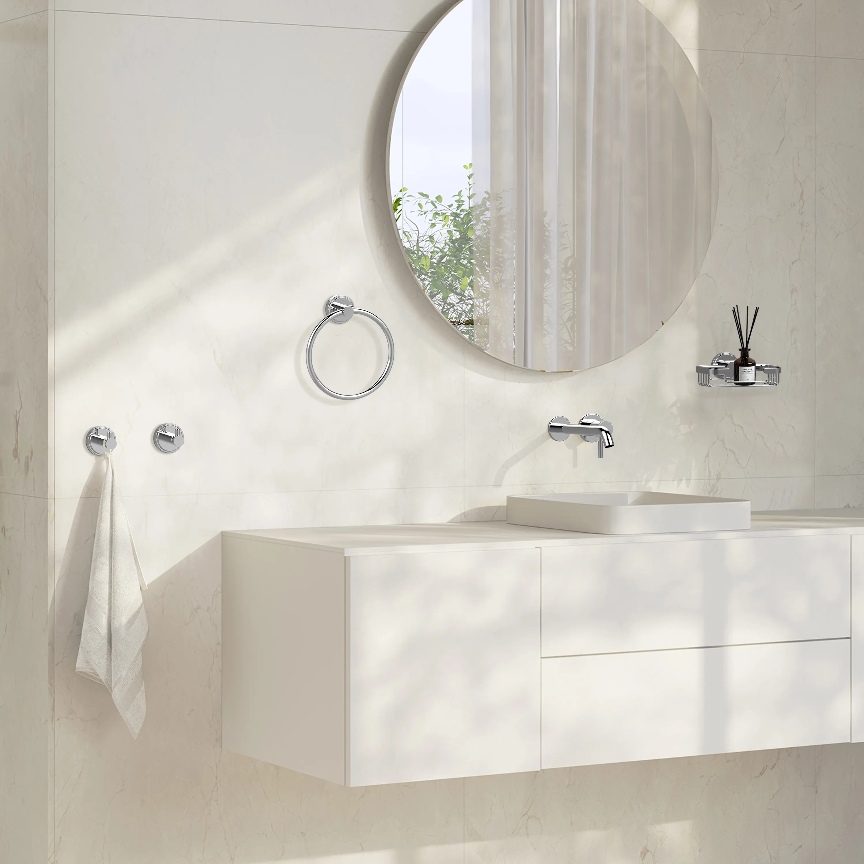 Kit de accesorios de baño, soporte de toalla, barato, proveedor