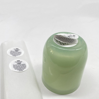 Étiquette cosmétique ronde découpée sur mesure, autocollante, imperméable, en rouleau, pour l'emballage des masques faciaux, le scellage des pots et bouteilles de soins de la peau