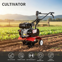 Motoculteur Désherbeur Portable Mini-Cultivateur de Jardin Machine Agricole pour la Culture du Sol