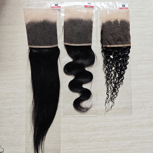 โปรโมชั่น 6$ Letsfly 9A 4x4Lace Closure & 13x4 Lace Frontal Hair Extensions 10-22 นิ้ว สีธรรมชาติ 10 ชิ้น ขายส่งจากโรงงาน - Product Image 6