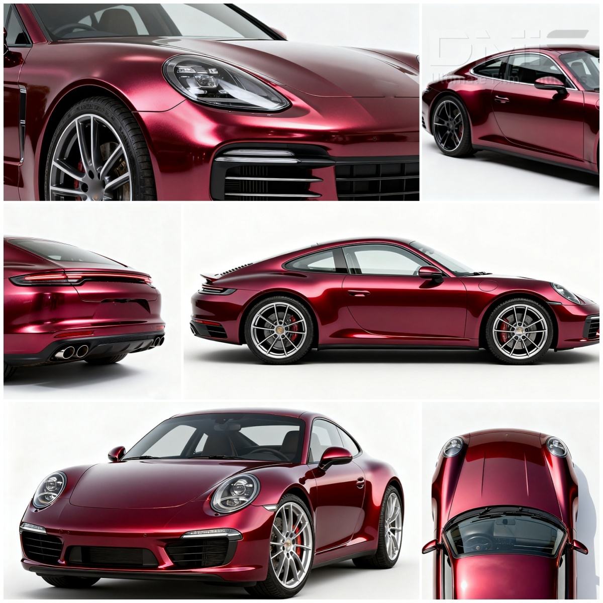 Pintura Metálico Rojo Cereza