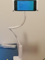 Support universel en métal pour téléphone portable et tablette, bras flexible col de cygne, rotation à 360°, support réglable pour bureau et lit