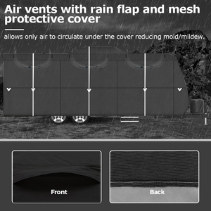Customization Waterproof High Quality Travel Trailer RV <strong>Cover</strong> Windproof Anti-UV Hail-Protection <strong>caravan</strong> Rv <strong>Cover</strong> - Product Image 4