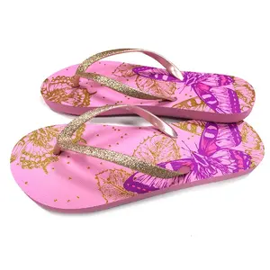 New fashion women's summer breathable slides slippers rubber flip flop women's sandals