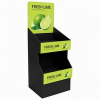 Présentoir de sol pliable de style moderne en carton pour supermarché – Offre spéciale