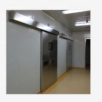 Porte d'entrée en acier ignifuge pour salle d'opération d'hôpital, fabrication de portes battantes en acier, porte d'hôpital pour ouvrir et fermer