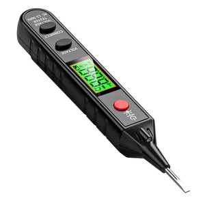 Detector digital de tensão, testador de faixa de medição de tensão AC, 12V ~ 300V, detector de ponto de interrupção com som e luz, ideal para testar tensões
