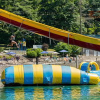 2024 parc aquatique gonflable populaire sautant oreiller gonflable eau sautant Airbag Blob à vendre