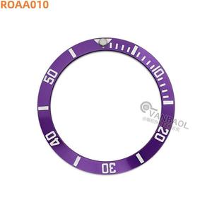 Boîtier de montre en acier aluminium ROAA 38 mm * 30,7 mm avec lunette en diamant pour Sub-Mariner Gmt Oyster Skx007 009 - Product Image 4