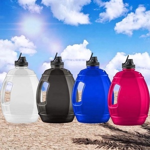 Bottiglia d'acqua Madou da 128 once (3,8 litri) con indicatore di tempo, contenitore motivazionale da 1 gallone per bere direttamente, ideale per il campeggio - Product Image 4