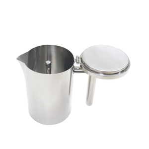 Bình pha cà phê Moka bằng thép không gỉ kiểu Ý 6 tách, khuyến mãi mới, máy pha cà phê Espresso dùng trên bếp với nắp kim loại chân không, dùng cho văn phòng - Product Image 5