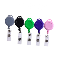 JRGIFTS Cordón Retráctil para Llavero, Portacredenciales Retráctil, Portacredenciales Redondo Retráctil