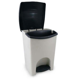 Bidone per Riciclaggio da 50L con Pedale e Coperchio per Uso Interno/Esterno in Polipropilene Contenitore Ecologico per la Separazione dei Rifiuti - Product Image 2