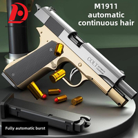 Pistola de Juguete HUADA Modelo 1911 con Expulsión Automática de Casquillos, Pistola de Balas Suaves, Lanzador de Dardos de Espuma y Pistola Segura de Balines Suaves BB