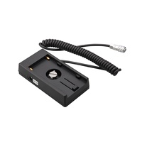 Câble d'alimentation pour caméra BMPCC 4K 6K PRO G2, plaque d'alimentation externe pour batterie NP-F970, supports de montage
