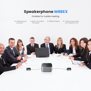 USB // loa không dây 10 ai mics 360 ° đón bằng giọng nói 360 ° loa hội nghị đón bằng giọng nói và micrô - Product Image 3