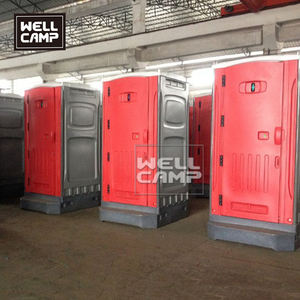 2019 최신 HDPE 휴대용 화장실 130L 탱크와 390L 폐기물 탱크 공공 간단한 모바일 화장실 방 - Product Image 5