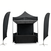 Tentes pliantes 10x10 pieds avec protection UV numérique, durables, imperméables et ignifuges, pour événements professionnels et expositions