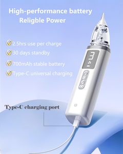 เครื่องดูดน้ำมูกเด็กแบบพกพาไฟฟ้าปรับได้ 3 ระดับการดูดแบบชาร์จไฟได้ 500mAh IP65 กันน้ำ 4W เครื่องดูดน้ำมูก - Product Image 1