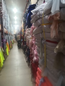 Hot Tem In Ăn Mặc 50D Matte Sáng Bóng Đàn Hồi 50D 100D 300D Satin Nhuộm Polyester xếp li Ăn Mặc In Ribbon Váy Vải - Product Image 6