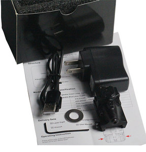 Mirino Laser Tattico LUGER Subcompatto Ricaricabile in Lega di Alluminio con Laser Verde e Blu da 20mm per Caccia all'Aperto - Product Image 6