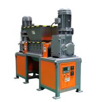 Broyeur de déchets industriels à haut taux de recyclage SAINTY, machine à broyer à double arbre, moteur 7,5 kW, boîte de vitesses, moteur en aluminium