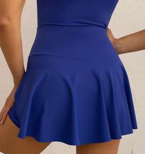 Tight Fitness Sports Golf Falda Set Mujer Sensacional Tenis Falda Conjunto de dos piezas - Product Image 4