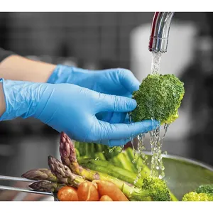 Guanto Juba - 575BL 7/S Nitrile - Colore: Azzurro - Industria alimentare e lavorazione alimenti. Servizi di pulizia. - Product Image 4