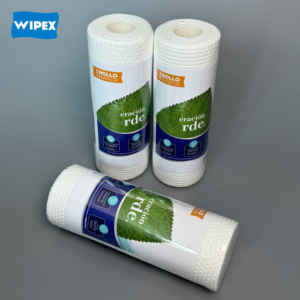 Toallitas de limpieza industrial de tela no tejida de pulpa de madera de PP Premium Toallitas de limpieza desechables sin pelusa Spunlace - Product Image 4