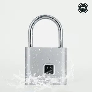 Waterproof Ip65 Affordable Keyless Luggage Locker Fingerprint Padlock Paddle Lock