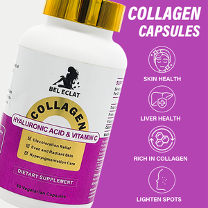 美白サプリメント ビタミンCカプセル 免疫システム＆コラーゲン酸 天然ビーガンコラーゲンカプセル 輝く肌へ - Product Image 3