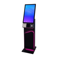 27-Inch Win 10 layar sentuh lantai berdiri kios desain baru Layanan Mandiri Terminal pembayaran QR kode Scanner Printer opsional