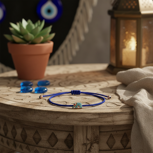 Macrame Evil Eye Fashion String para pulsera - Product Image 3