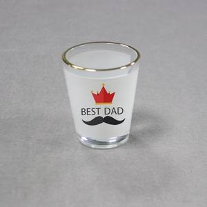 Vasos de Vidrio Blancos para Sublimación al por Mayor de 1.5 Onzas - Forma Cónica, Personalizables por Transferencia de Calor, Mini Copas de Vino Blanco - Product Image 3