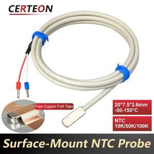 مجس درجة حرارة مقاوم للماء NTC <span class=keywords><strong>10K</strong></span> 50K لحوض السمك الدفيئة الطعام مستشعر حرارة غاطس - Product Image 2