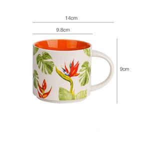 Taza <span class=keywords><strong>de</strong></span> Café <span class=keywords><strong>de</strong></span> <span class=keywords><strong>Porcelana</strong></span> Personalizada con Diseño Artístico, 453 ml, Gran Capacidad, Apta para Lavavajillas y Microondas, Taza Moderna para Bebidas <span class=keywords><strong>de</strong></span> Desayuno - Product Image 6