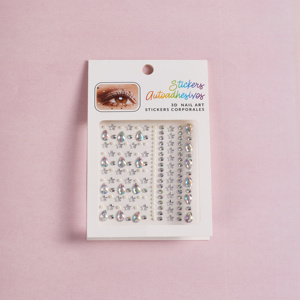 Pegatinas personalizadas DIY cara joyas impermeable cristal pegatina maquillaje acrílico cara perla diamante joyas <span class=keywords><strong>para</strong></span> <span class=keywords><strong>mujer</strong></span> - Product Image 1