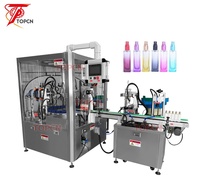 Équipement de production entièrement automatique pour le remplissage et le capsulage d'huiles parfumées en verre – Machine de remplissage, sertissage et pressage de parfums