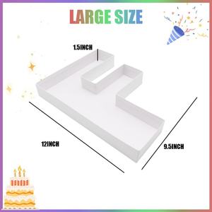 กล่องกระดาษแข็งรูปตัว F ขนาด 12 นิ้ว สำหรับใส่ของตกแต่งกลางโต๊ะ ใส่อาหาร หรือชาร์กูเตอรี - Product Image 5