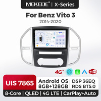 Lecteur DVD de voiture multimédia MEKEDE Android 15 8 cœurs IPS pour Mercedes Benz Vito 3 W447 2014-2020 BT WIFI Radio Stéréo GPS