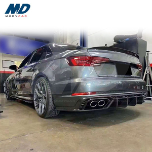Difusor trasero de fibra de carbono seco estilo Modycar para 2019-2020 Audi <span class=keywords><strong>A4</strong></span> S4 <span class=keywords><strong>B10</strong></span> - Product Image 3