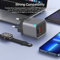 Adaptor Pengisi Daya Cepat OEM PD 20W USB Type-C dengan Steker EU untuk Ponsel iPhone, Dilengkapi Kabel dan Proteksi OTP serta OVP