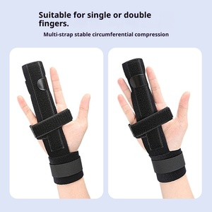Vollständige Triggerfinger-Schiene <span class=keywords><strong>Hand</strong></span>- und Handgelenkstütze Verstellbare Verriegelung Geradehalter Behandlungsschiene - Product Image 4