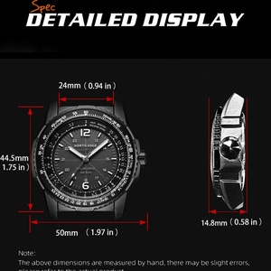 NORTH EDGE EVOQUE 2 Men <b>Digital</b> Watch Waterproof 50M Men's Sport Wristwatches Solar Power Luminous Enviormentally <b>Clock</b> - Product Image 2