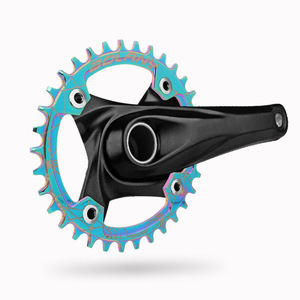 Plato de cadena Bolany 34T 40T de aleación hueca para bicicleta de montaña, componente de biela - Product Image 4